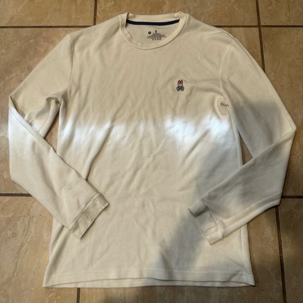 Beige Psycho Bunny Crewneck Shirt Size S